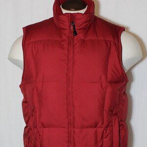 Eddie Bauer Premium Goose Down Warm Quilted Vest Front Zipper  Women's Small